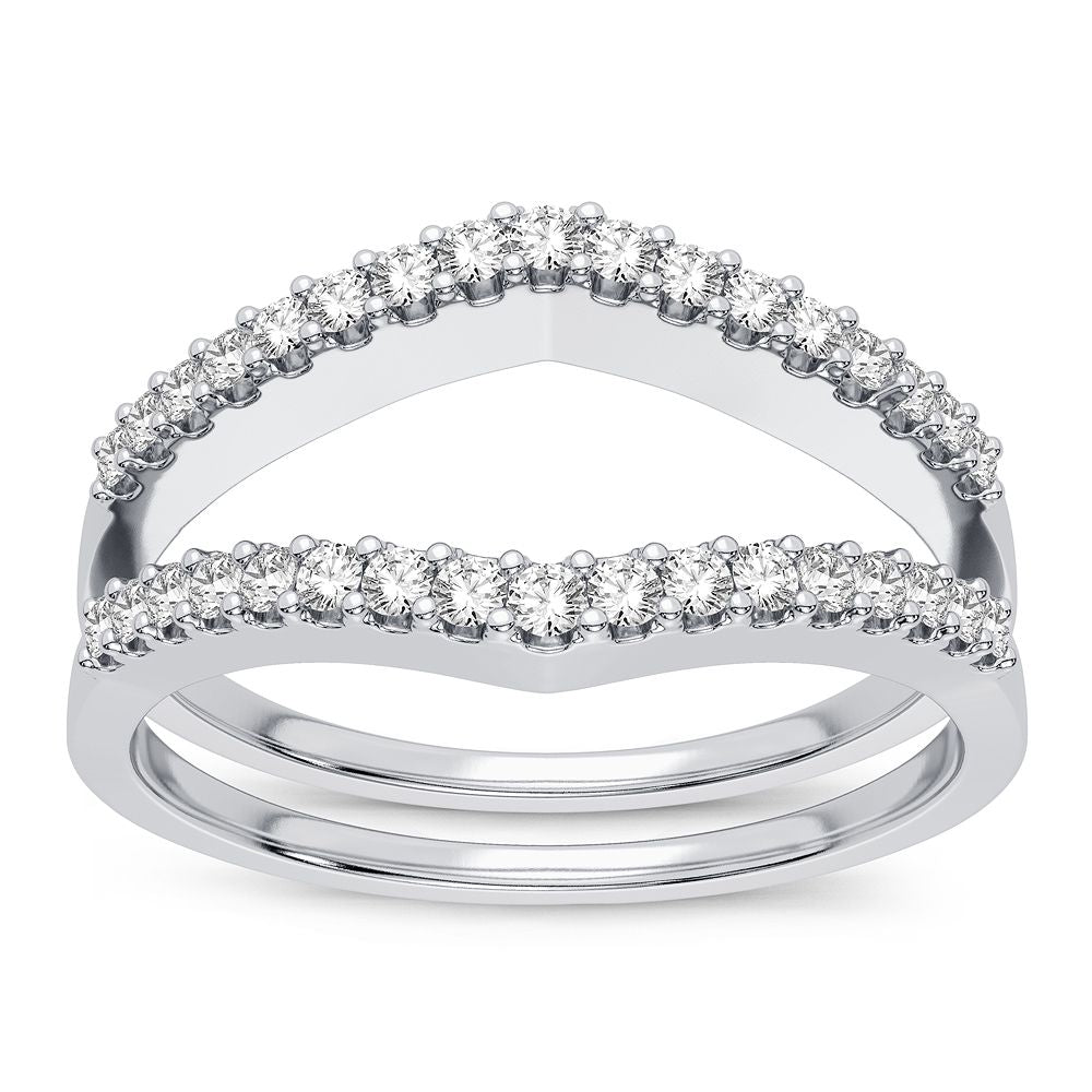 Dazzling 14K 0.25CT Diamond Ring Guard