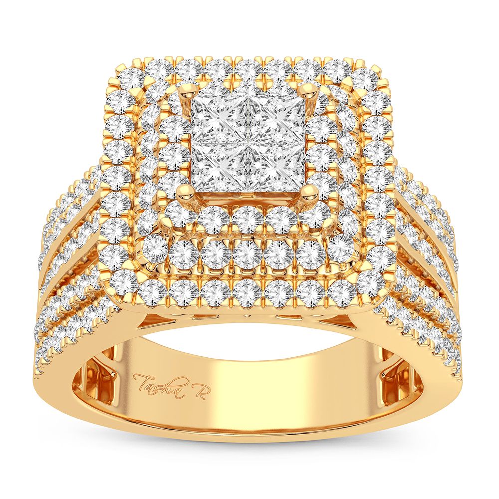 14K Yellow Gold 1.50CT Diamond Ring