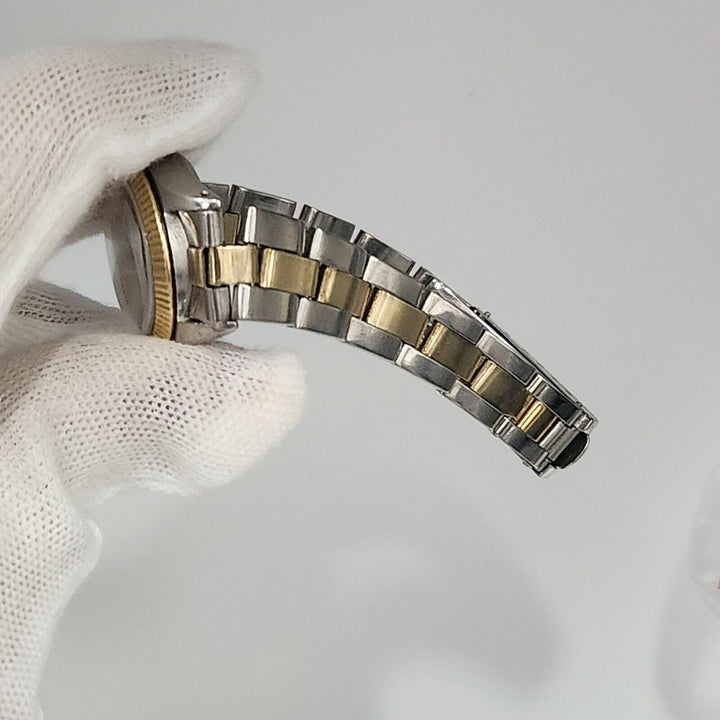 Rolex oyster perpetual 26mm champagne two tone stainless steel, Ref# 6618 1962