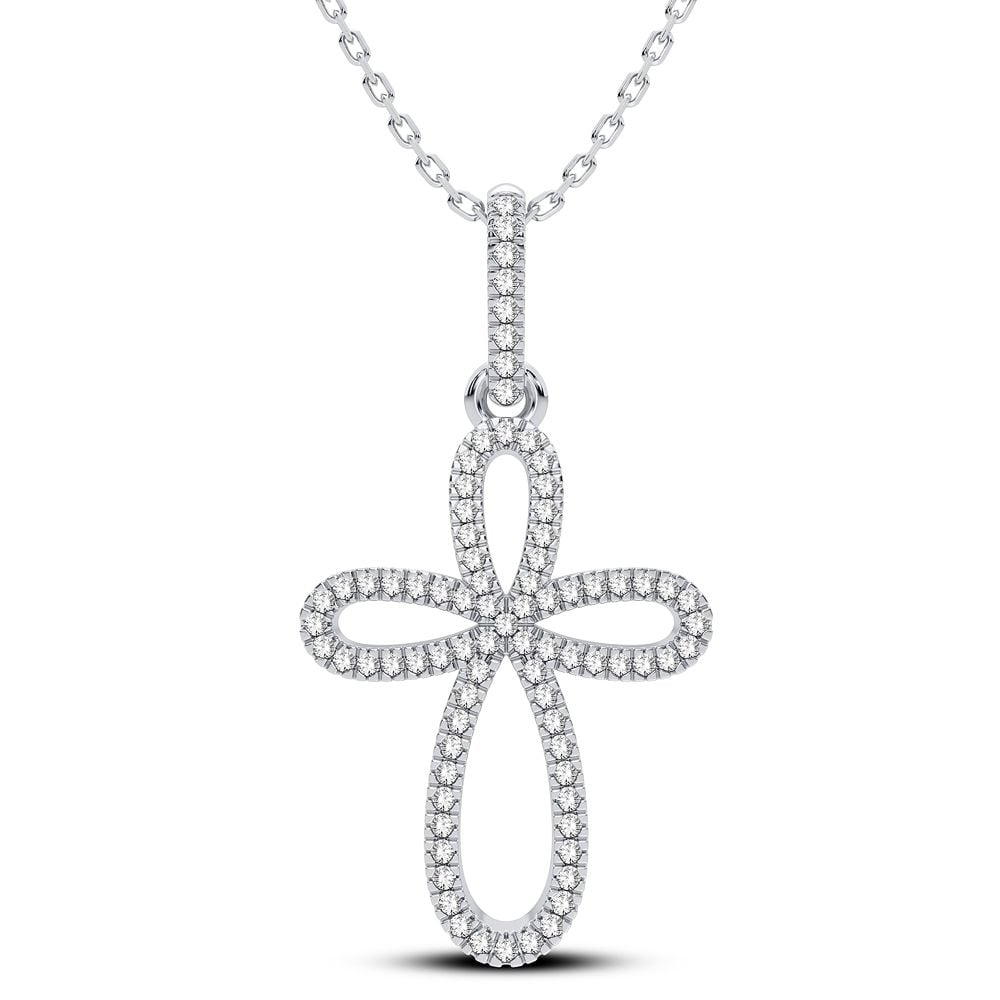 Magnifcnet 14K 0.16CT Diamond Pendant