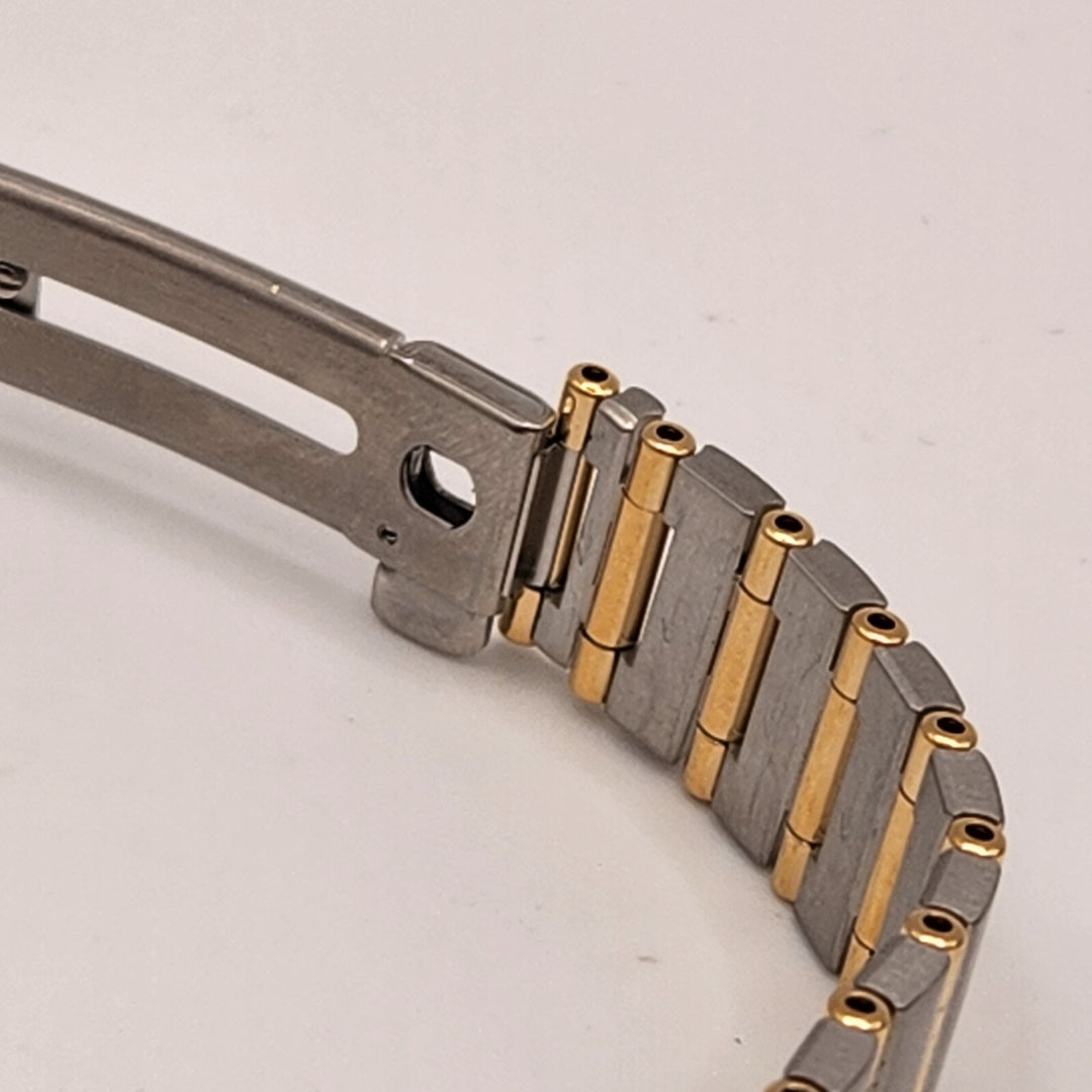Omega Constellation 18k Gold & Stainless Steel Diamond Dial Women's Watch 22mm