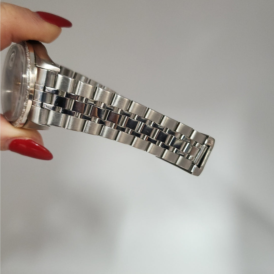 Tudor Prince Date+Day 94613 Automatic Diamond Dial aftermarket Bezel & Bracelet