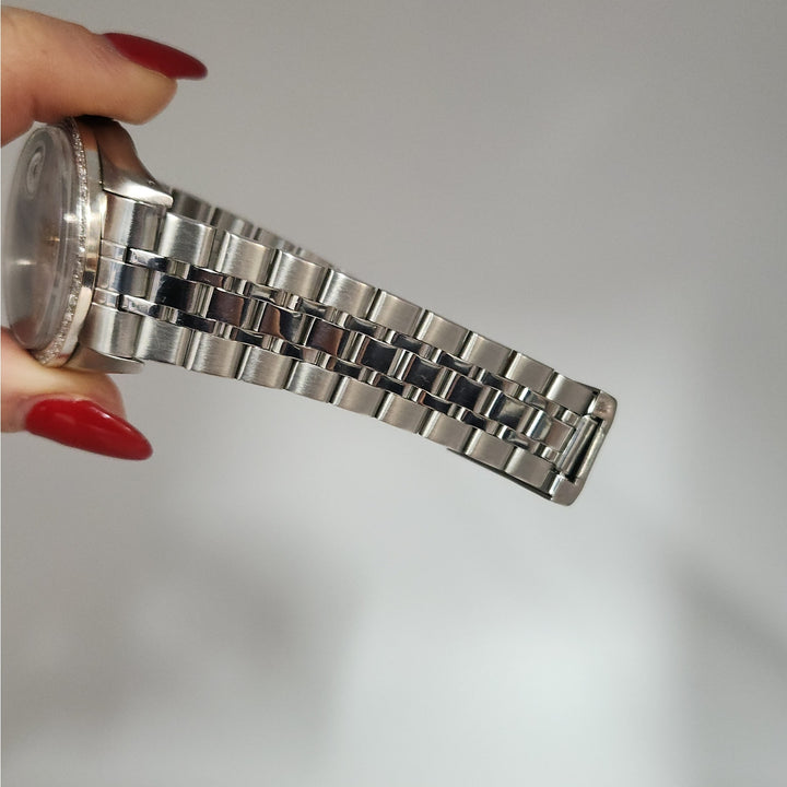 Tudor Prince Date+Day 94613 Automatic Diamond Dial aftermarket Bezel & Bracelet