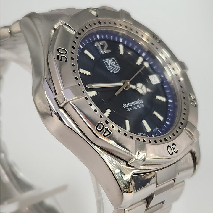TAG  Heuer 2000 Series Automatic Watch Blue Dial Stainless Steel 200m WK2117