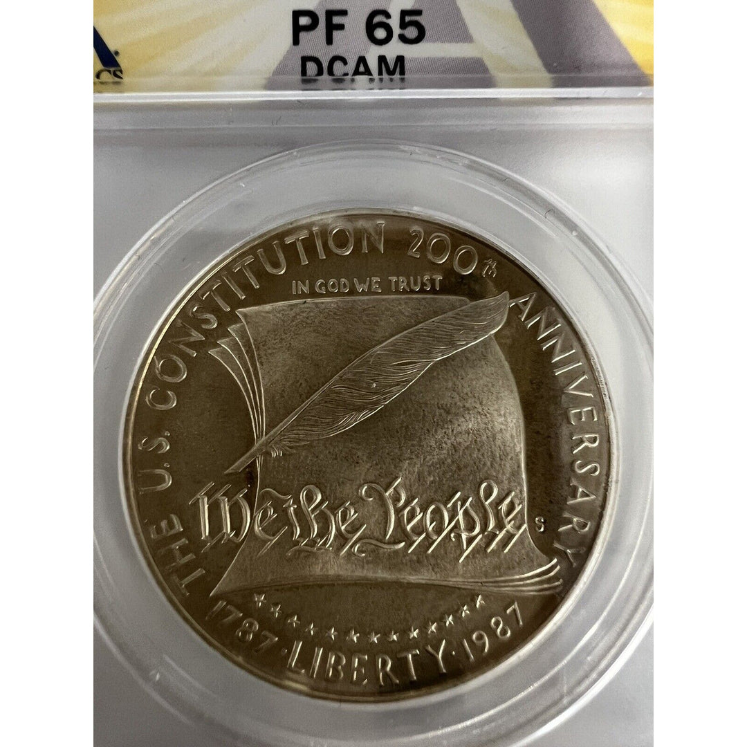 1987-S One Dollar Proof Constitution PF 65 DCAM