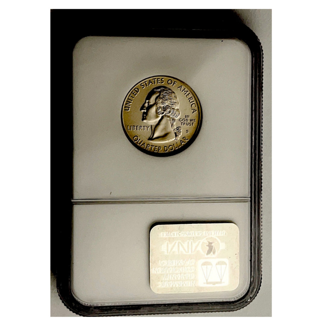 1999 S Clad 25C New Jersey PF 69 Ultra Cameo