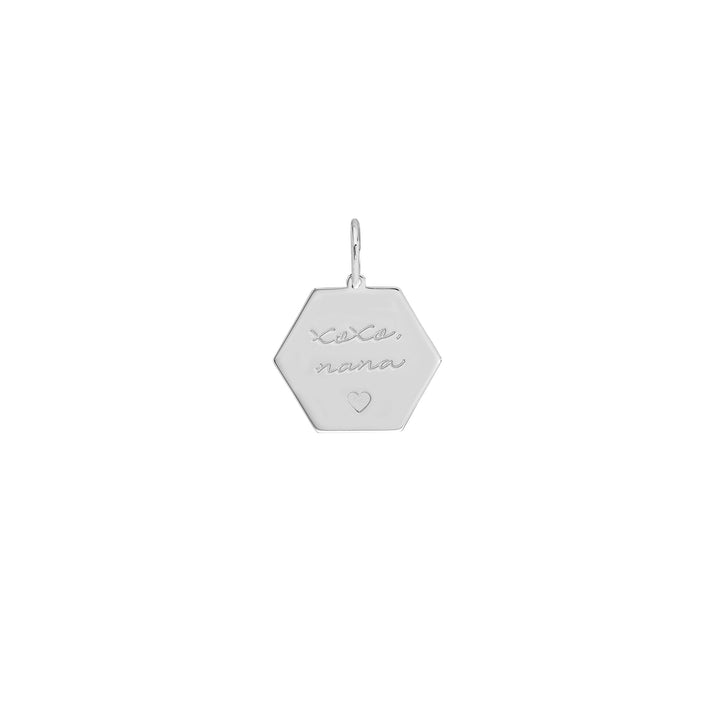 Hexagon Engravable Charm