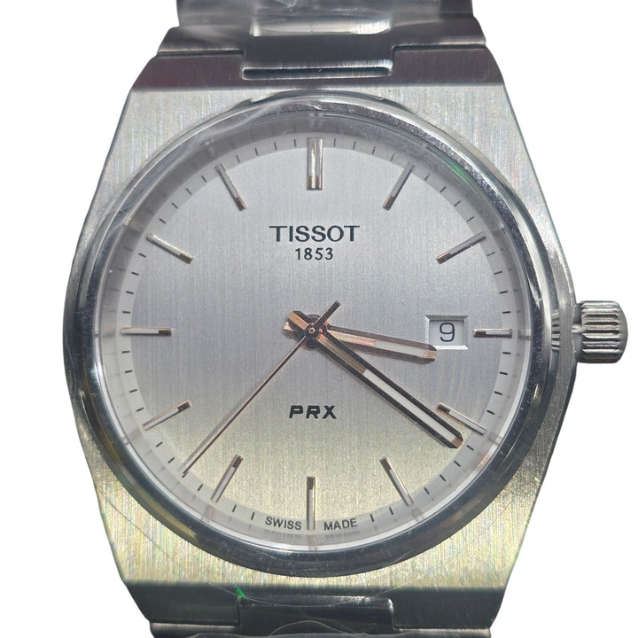 Tissot PRX 40mm Silver Dial Quartz Men's Watch T137.410.11.031.00 NOS