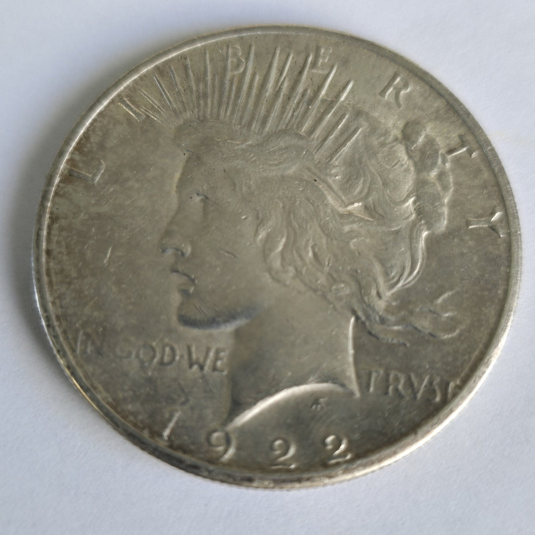 1922 Silver Peace Dollar Lot of 3 Coins Free Shipping!