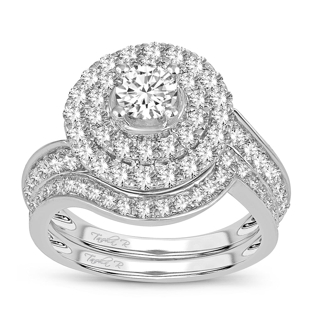 14K White Gold 2.00CT Diamond Ring