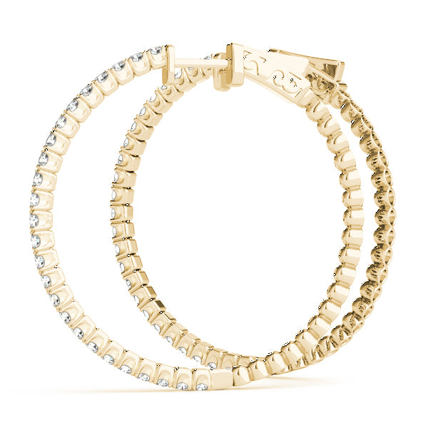 14K Yellow Gold Round Diamond Fashion Ring