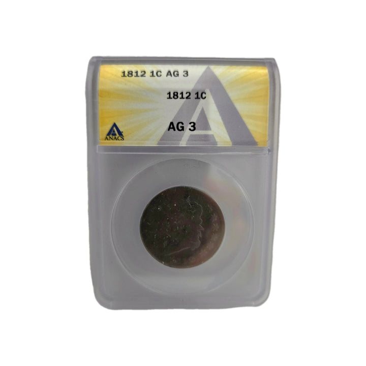 1812 1C Classic Head Large Cent ANACS Fair 2 | FA