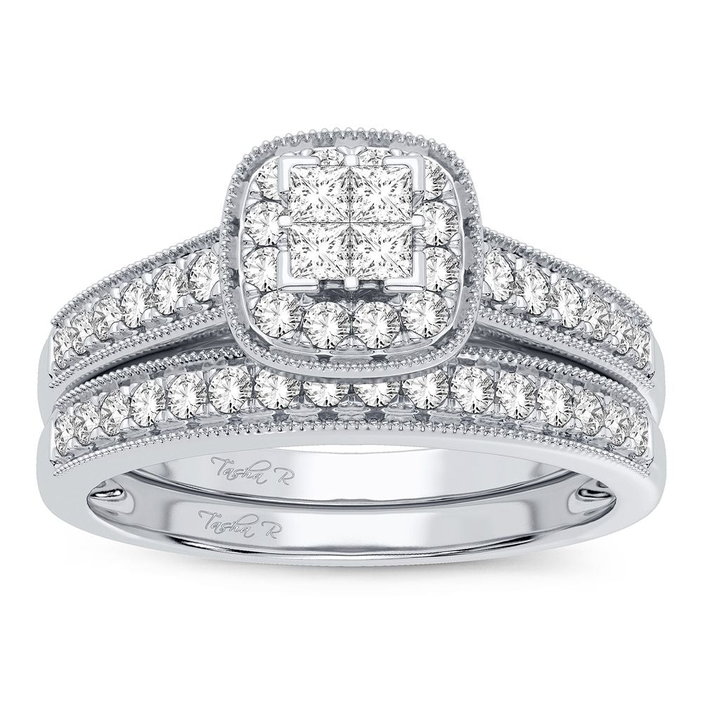 Elegant 14k White Gold 0.50CT Lab Diamond Engagement Ring