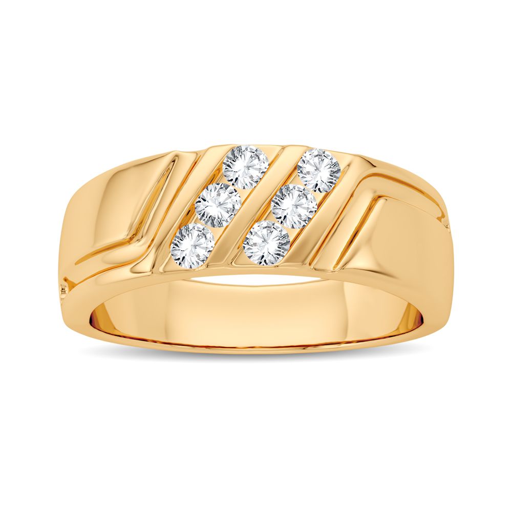 Elegant 14K 0.25CT Diamond Band