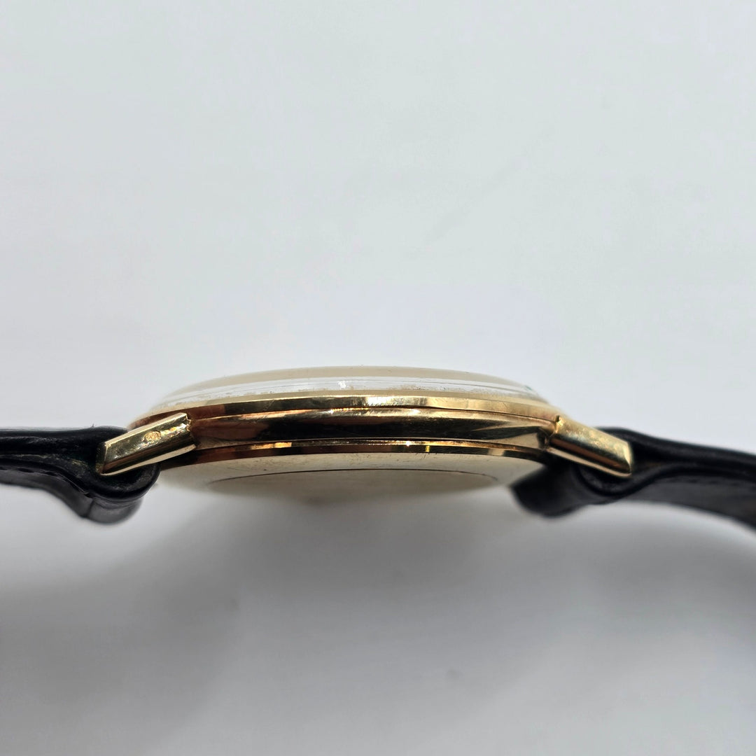 Vintage Omega 14K Solid Gold Men’s Manual-Wind Dress Watch