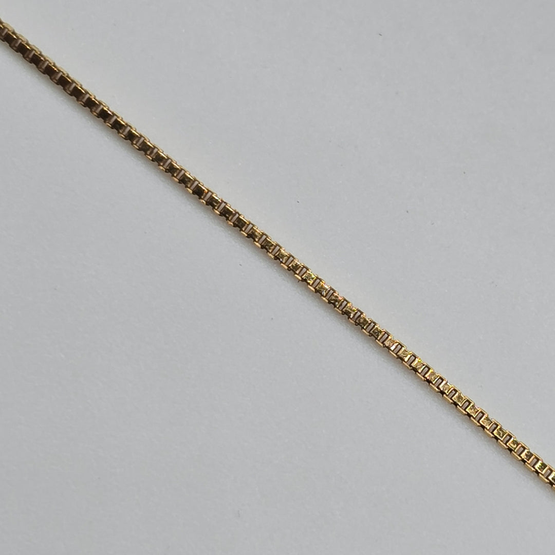 10K Yellow Gold Double Teardrop Lariat Y-Drop Necklace – 1.8g