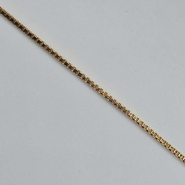 10K Yellow Gold Double Teardrop Lariat Y-Drop Necklace – 1.8g
