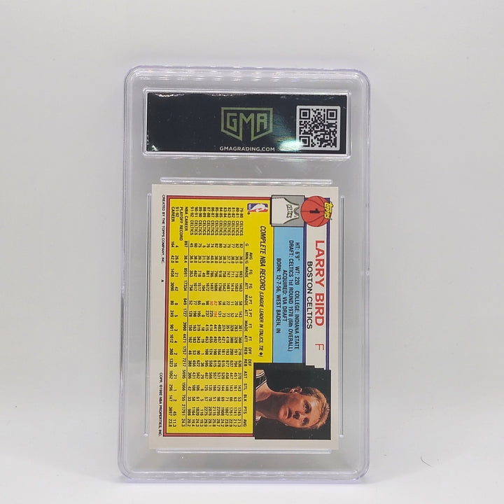 1992 Topps Larry Bird #1 Boston Celtics GMA 8.5 NM-MT Graded Basketball Card 33