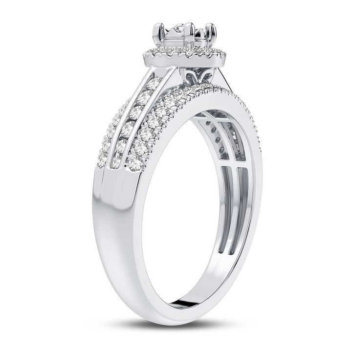 14k White Gold 0.50CT Lab Diamond Engagement Ring