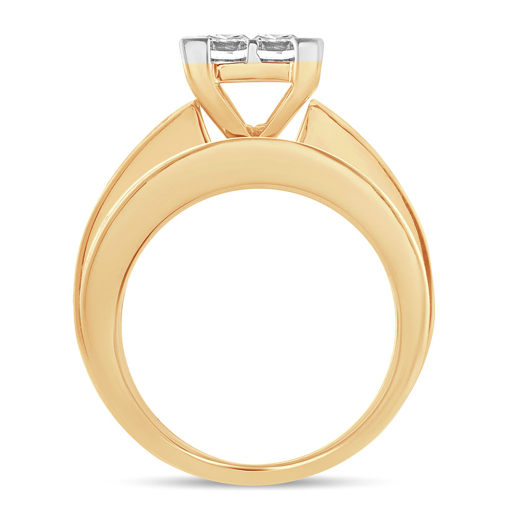 14k Yellow Gold Lab Diamond Engagement Ring (0.33CT)