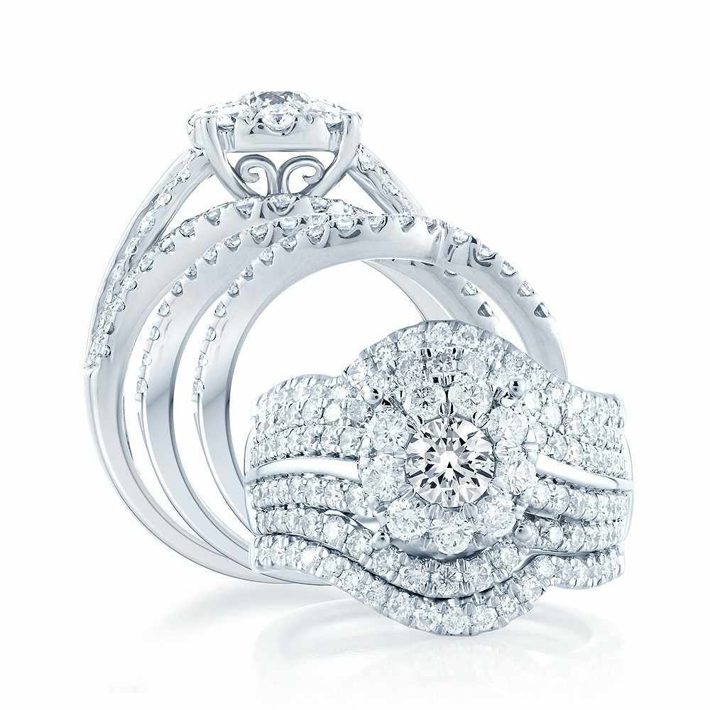 14K Yellow Gold 2.45CT Lab Diamond Womens Bridal Ring