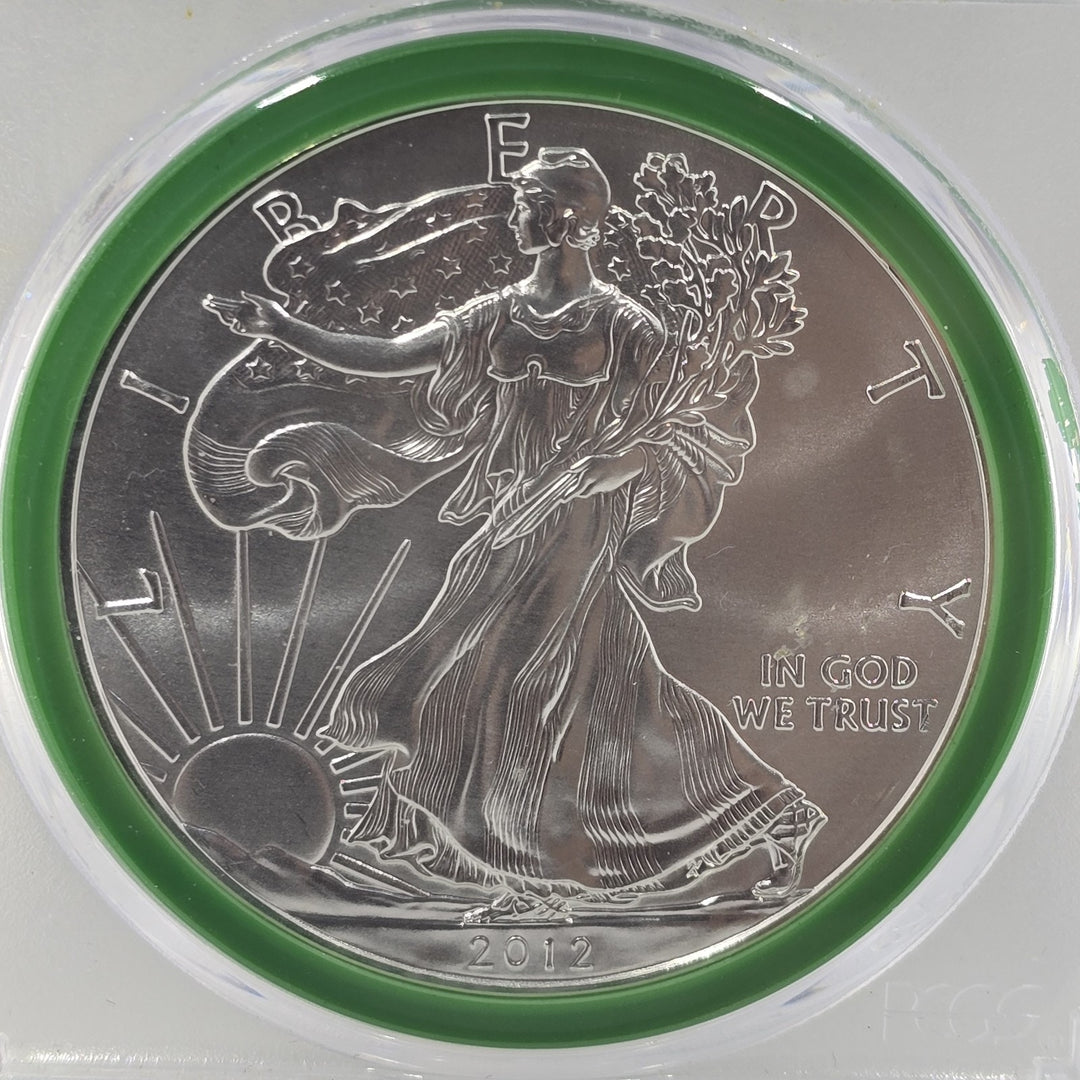 2012 US Silver Eagle PCGS MS69 Direct US Mint Sealed Box 1oz Fine Silver .999