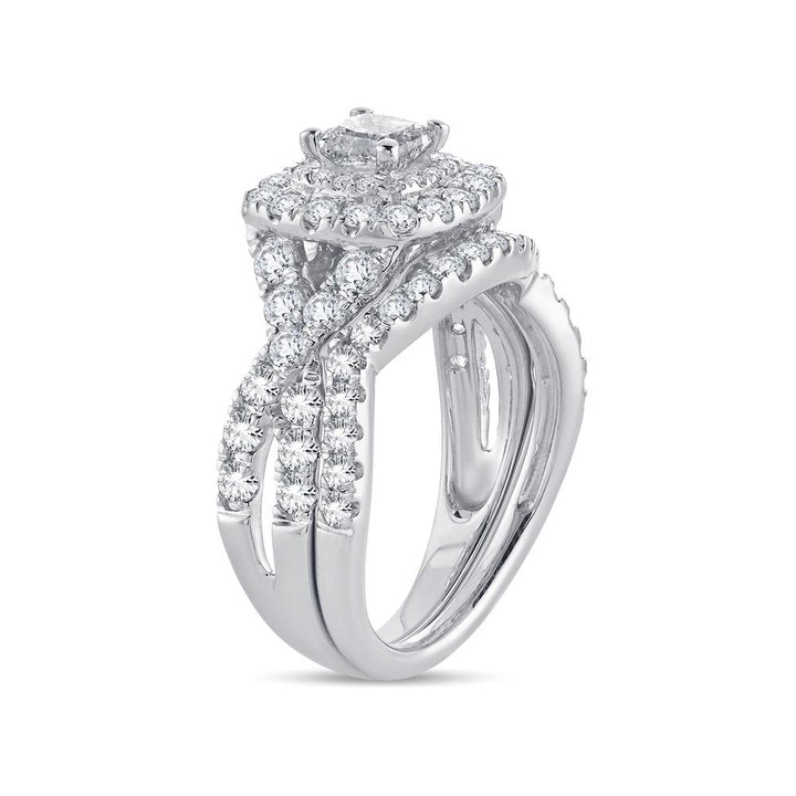 14k White Gold Lab Diamond Engagement Ring (0.75ct)