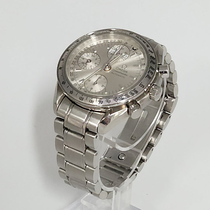 OMEGA Speed master Triple Calendar Automatic Stainless Steel Watch