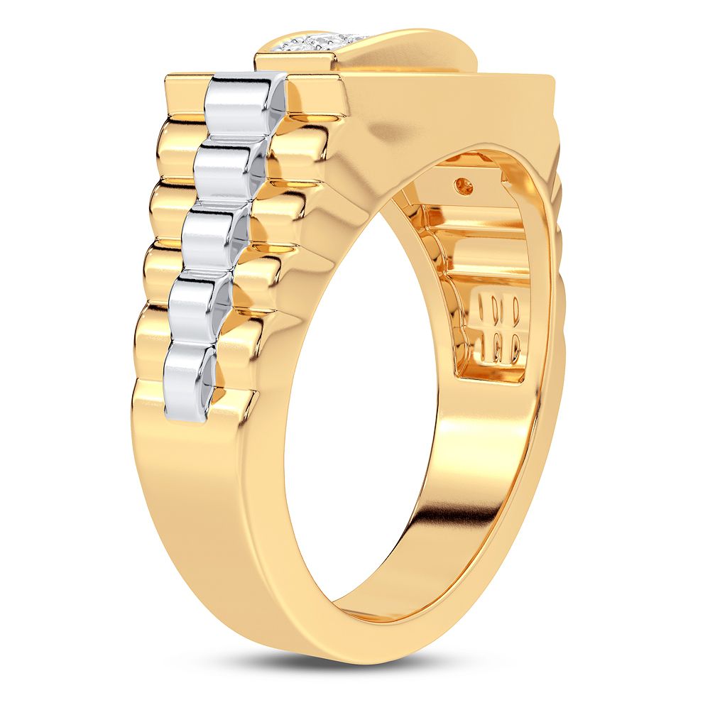 14K Yellow Gold 0.50CT Diamond Ring