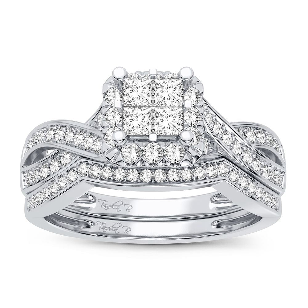 Elegant 14K 0.61CT Diamond Bridal Ring