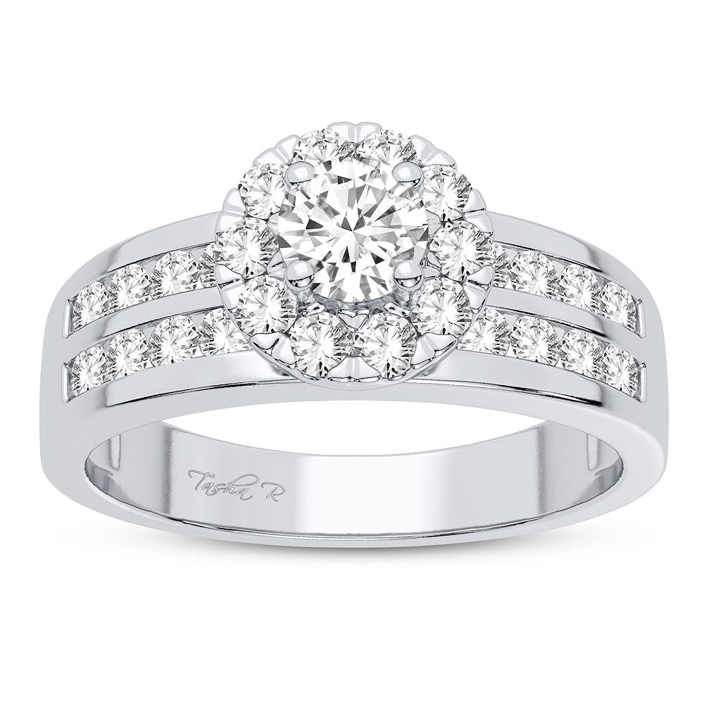 14k White Gold Lab Diamond Trio Set - Timeless Elegance