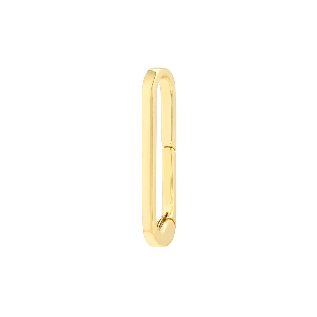 Square Wire Oval Designer Push Lock