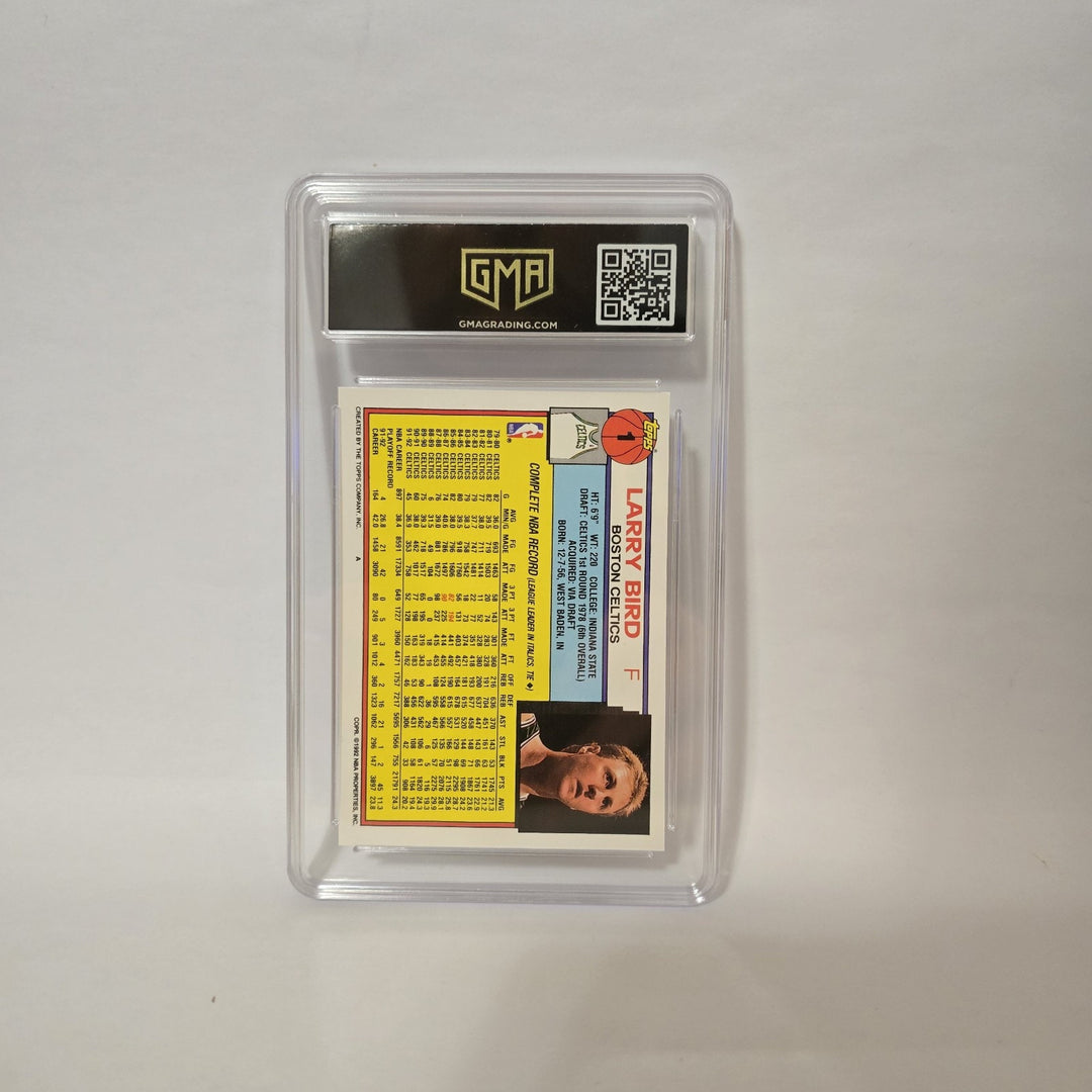 1992 Larry Bird #1 Topps GMA 9 Boston Celtics