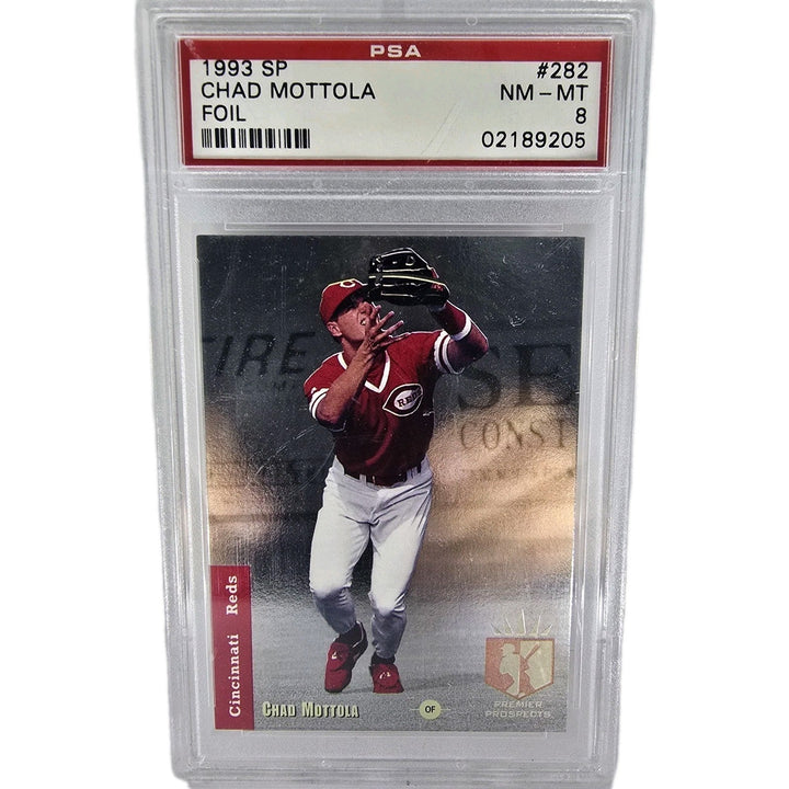 1993 Upper Deck SP Chad Mottola Rookie Prospect Foil #282 PSA 8 NM-MT B2