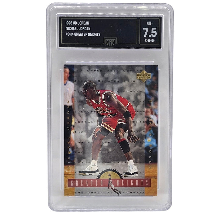 1996 Upper Deck Michael Jordan Greater Heights #GH4 GMA 7.5 NM+ Bulls