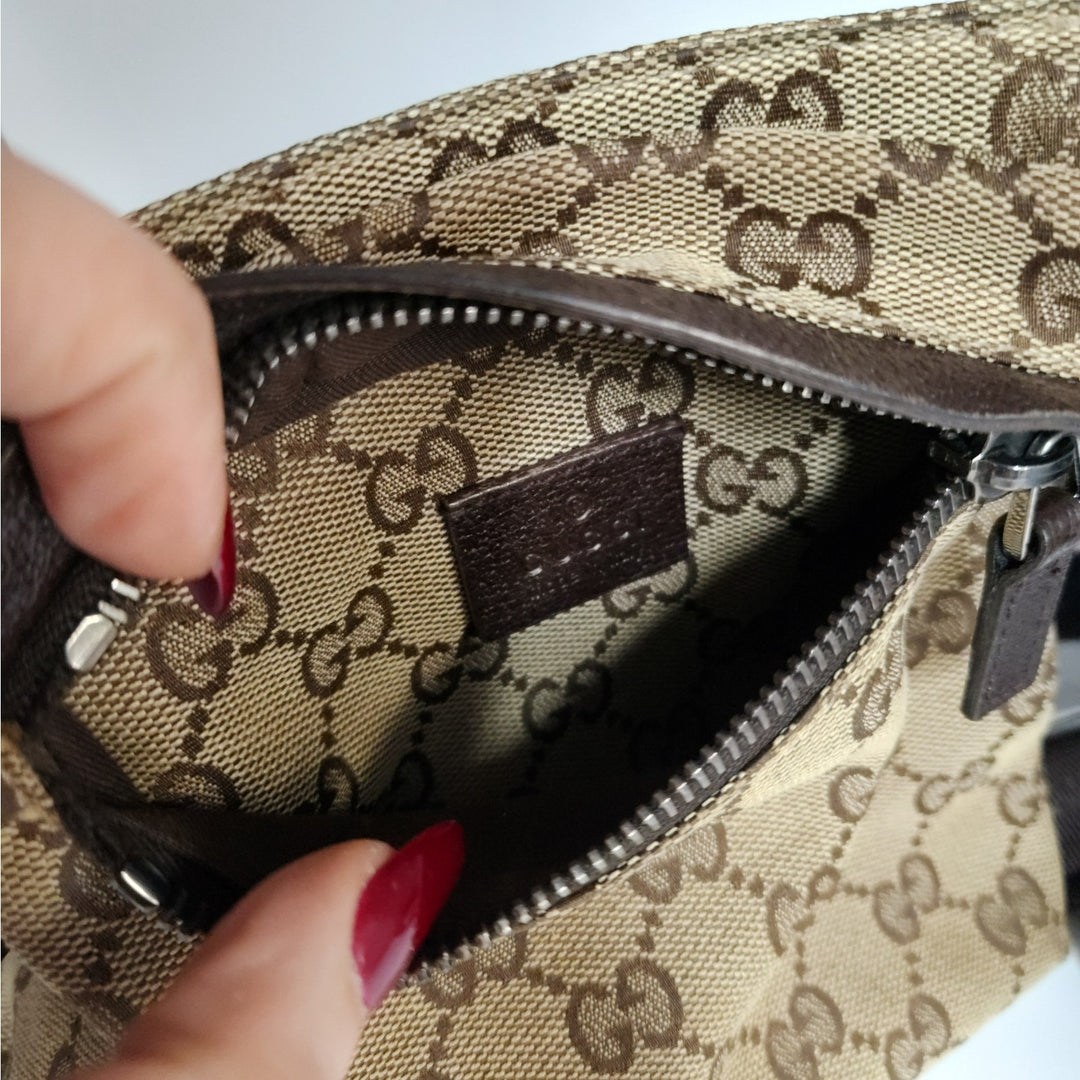 GUCCI GG Waist Pouch shoulder Bumbag Belt Bag Fanny Pack Vintage