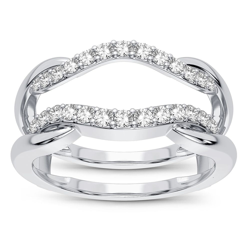 Dazzling 14K 0.33CT Diamond Ring Guard