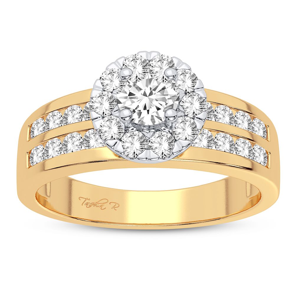 14k Yellow Gold Lab Diamond Trio Set - Timeless Elegance