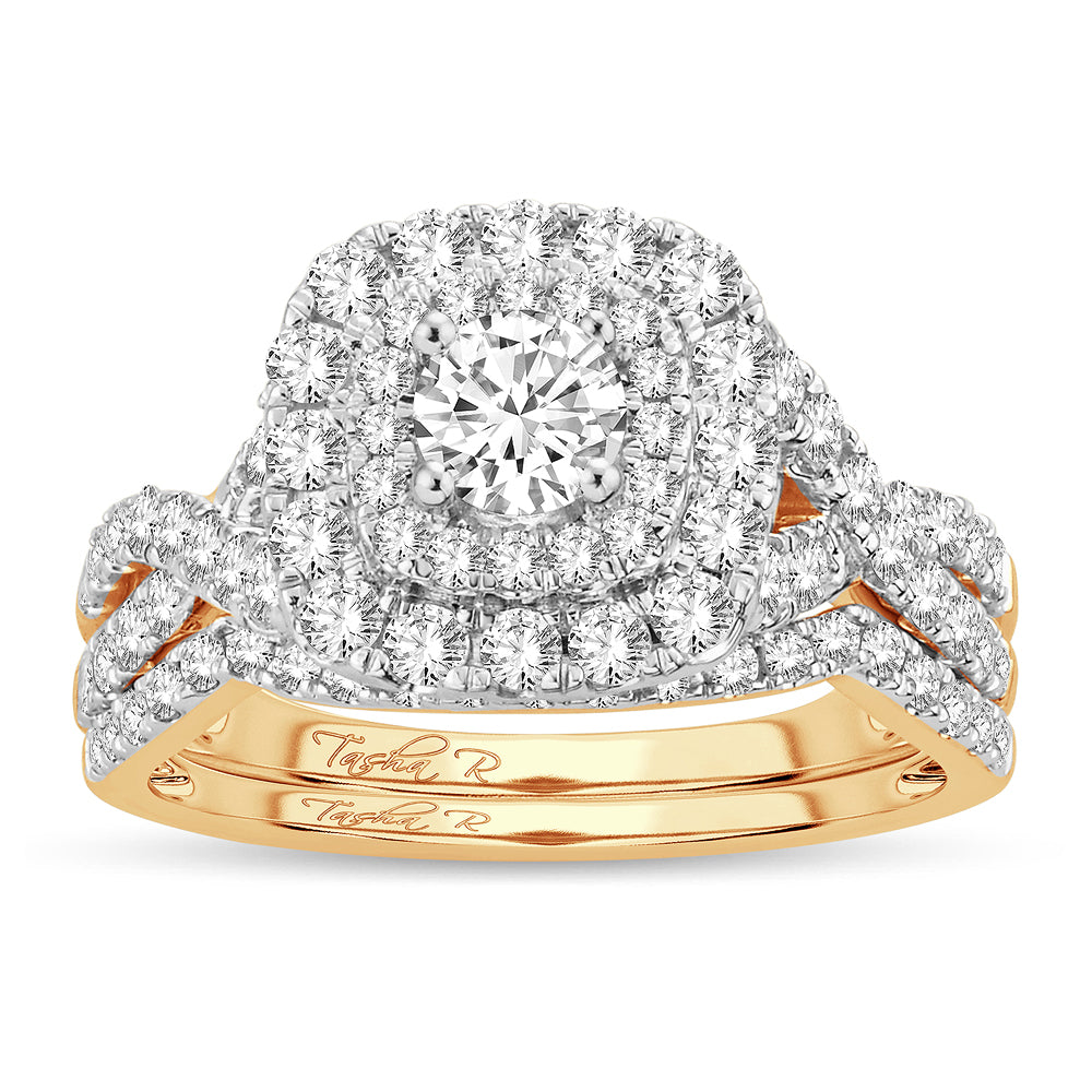 Timeless 14K Yellow Gold 1.50CT Lab Diamond Ring