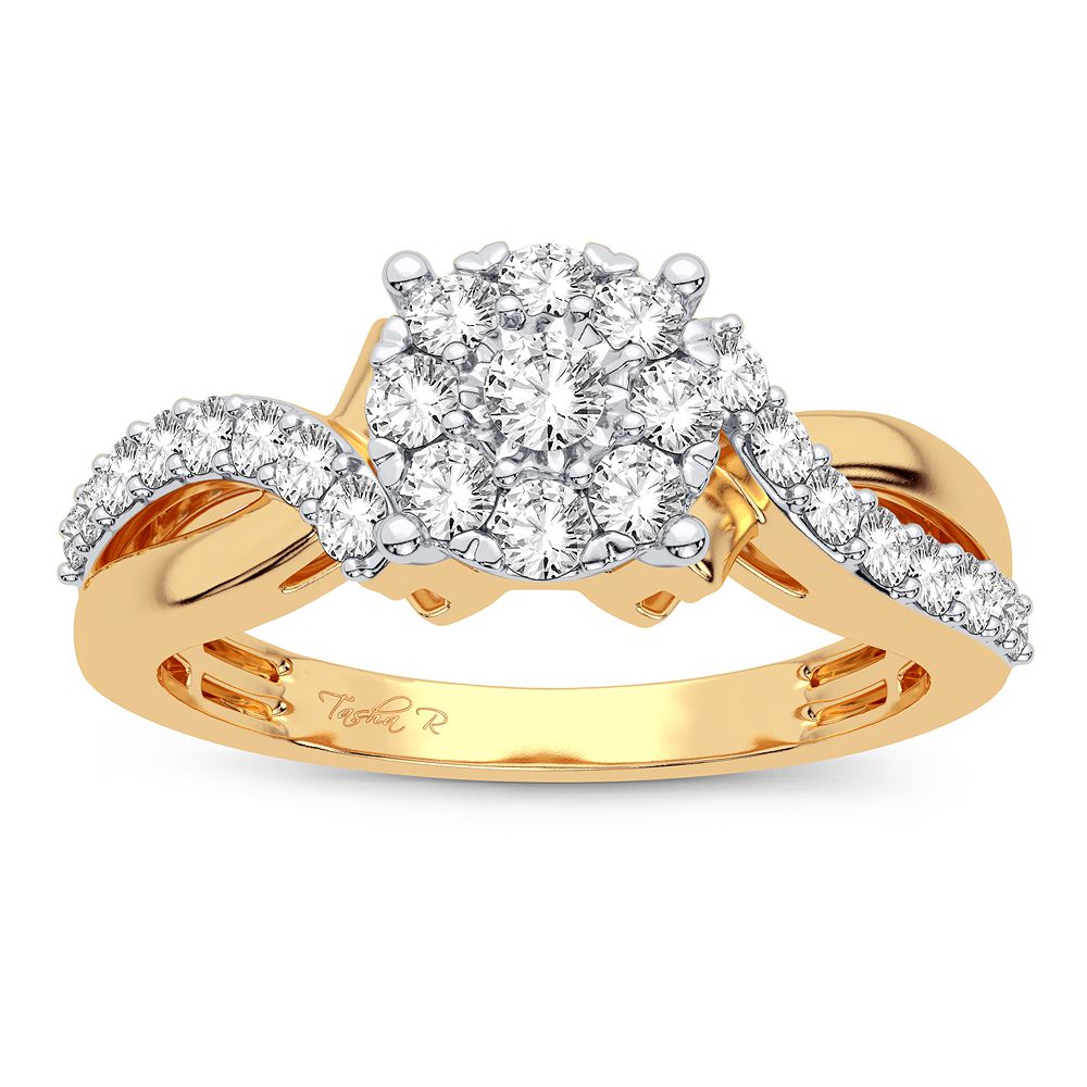 Brilliant 14K Yellow Gold Lab Diamond Engagement Ring (0.50CT)