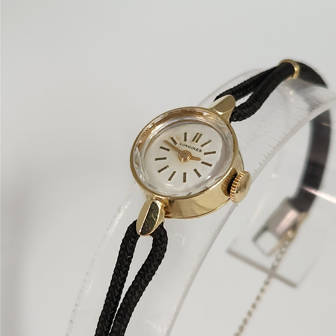 Vintage longines 14k Gold Ladies Cocktail Watch w/ Speidel bracelet
