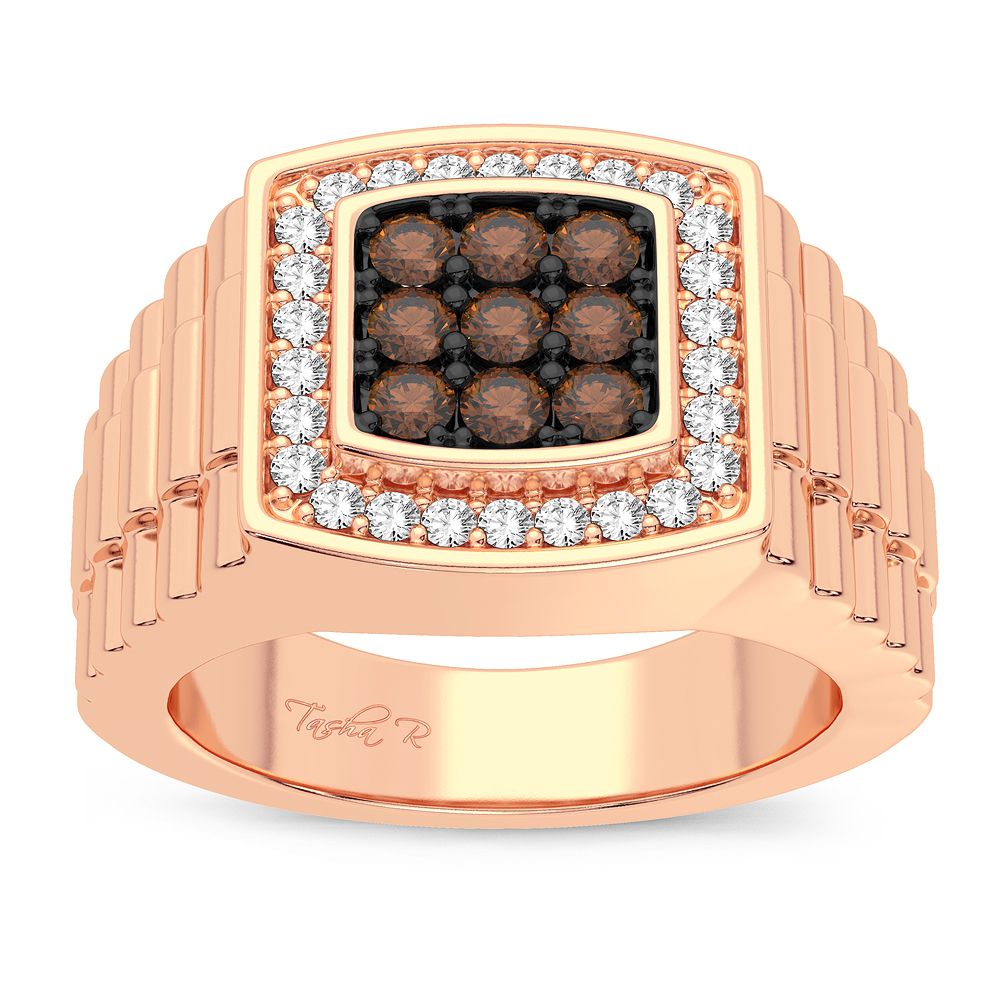 14K Rose Gold 0.75CT Diamond Ring