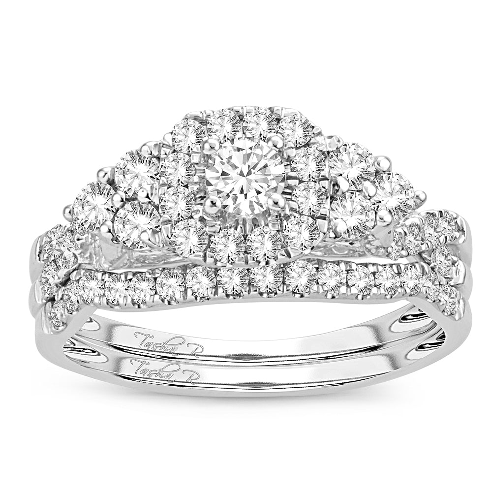 14k White Gold 1CT Lab Diamond Engagement Ring