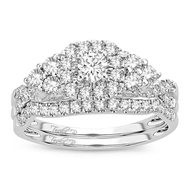 14k White Gold 1CT Lab Diamond Engagement Ring