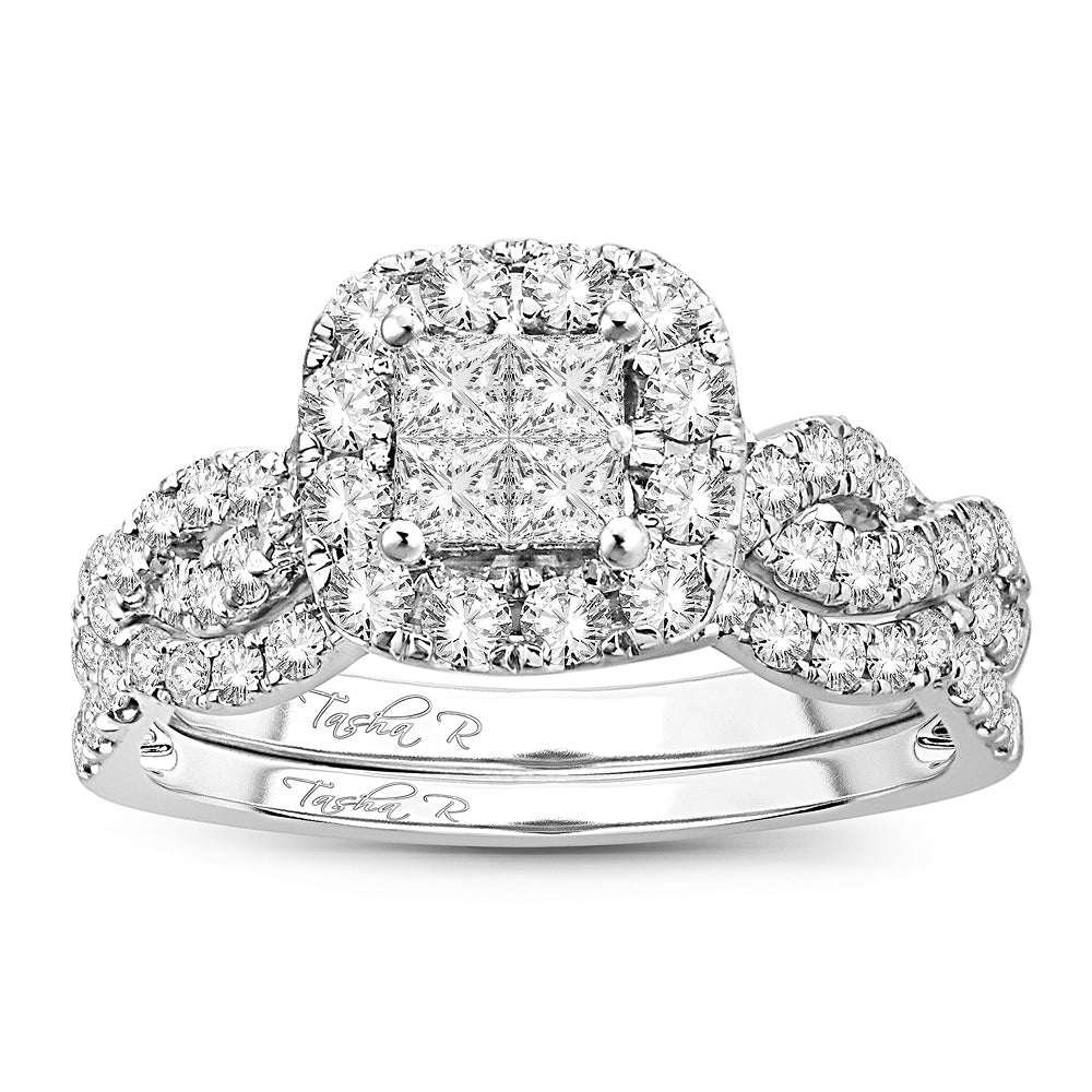 14k White Gold 1CT Lab Diamond Engagement Ring Brilliance