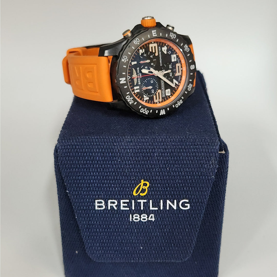 Breitling Endurance Pro Orange Black Chronograph Men's Watch X82310