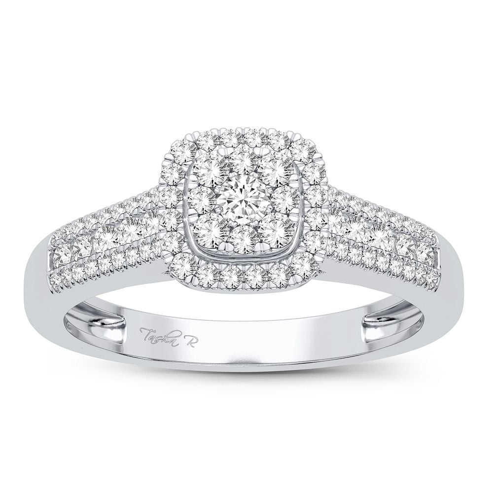 Exquisite 14K 0.45CT Diamond Ring