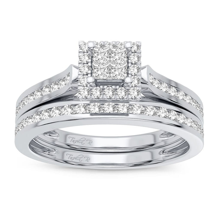 Timeless 10k White Gold 0.42CT Lab Diamond Ring