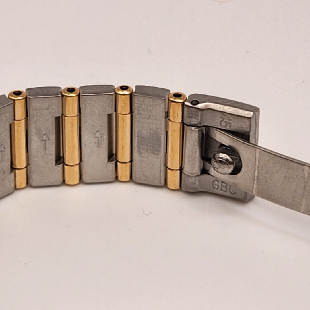 Omega Constellation 18k Gold & Stainless Steel Diamond Dial Women's Watch 22mm