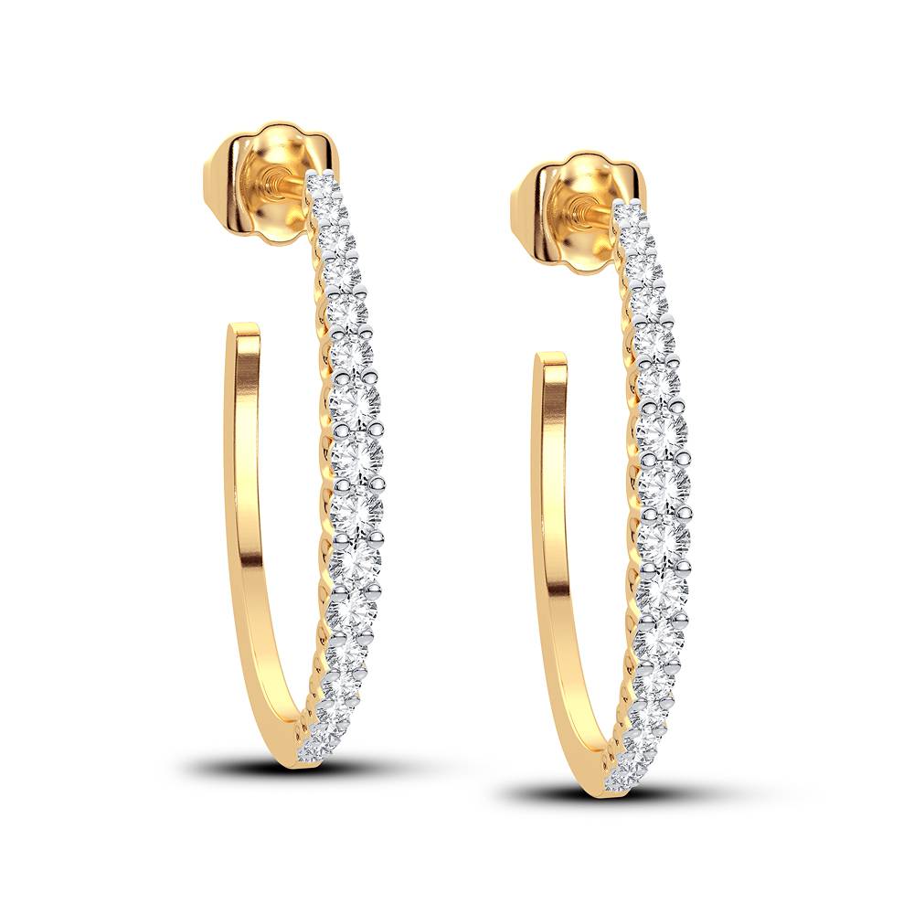 Gorgeous 14K 0.33CT Diamond Earring